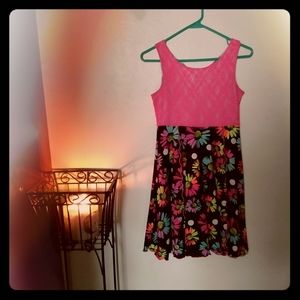 Reversable flower pattern dress♥️